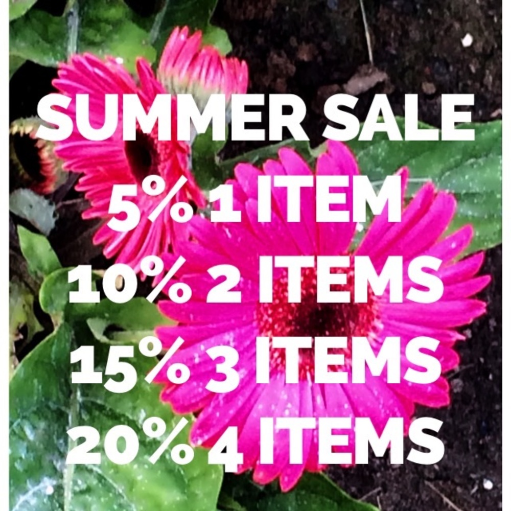 SUMMER SALE • EVERYTHING ON SALE!