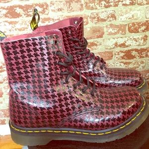 Authentic Checkered DOC MARTENS