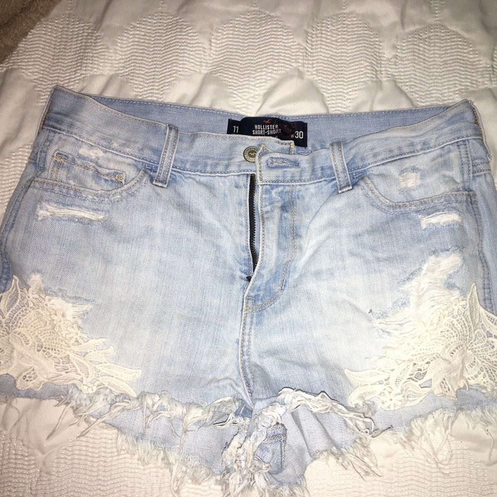 Like New Hollister High waisted short shorts