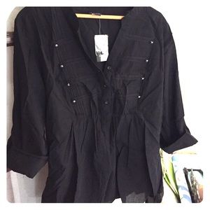 Torrid military style tunic