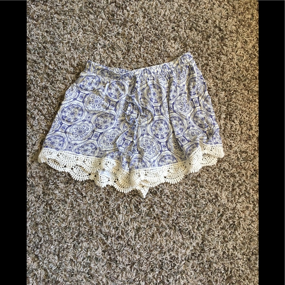 Blue shorts