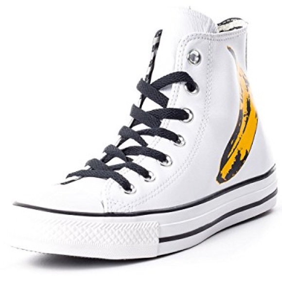 1 HOUR SALE! Converse size10 Andy Warhol leather - Picture 3 of 5