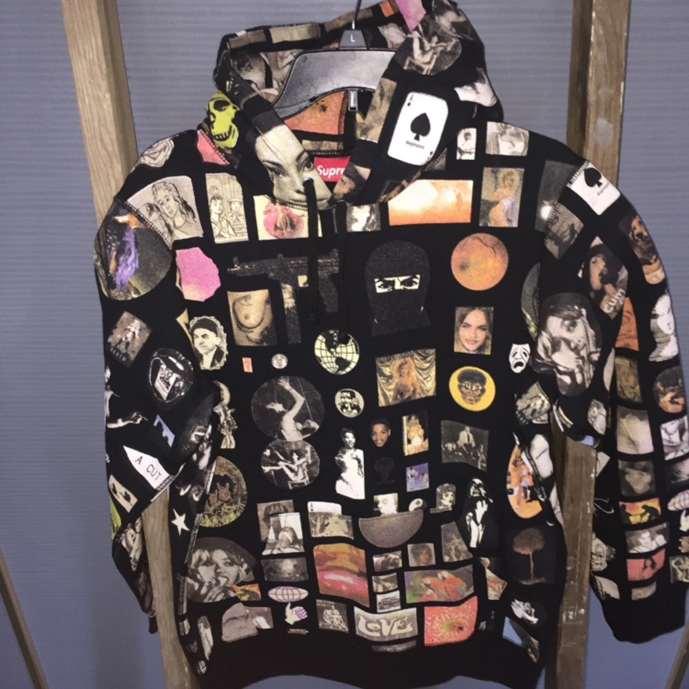 Supreme x Thrills hooded sweatshirt