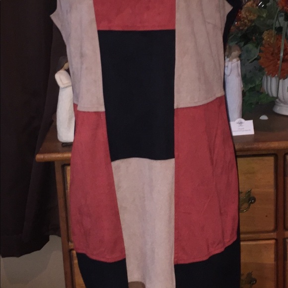 NWT  Colorblock Dress - Picture 7 of 7