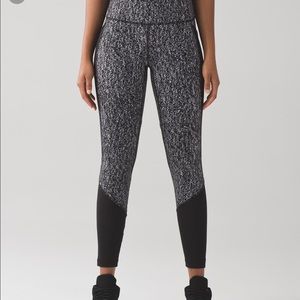 lululemon gray mesh leggings