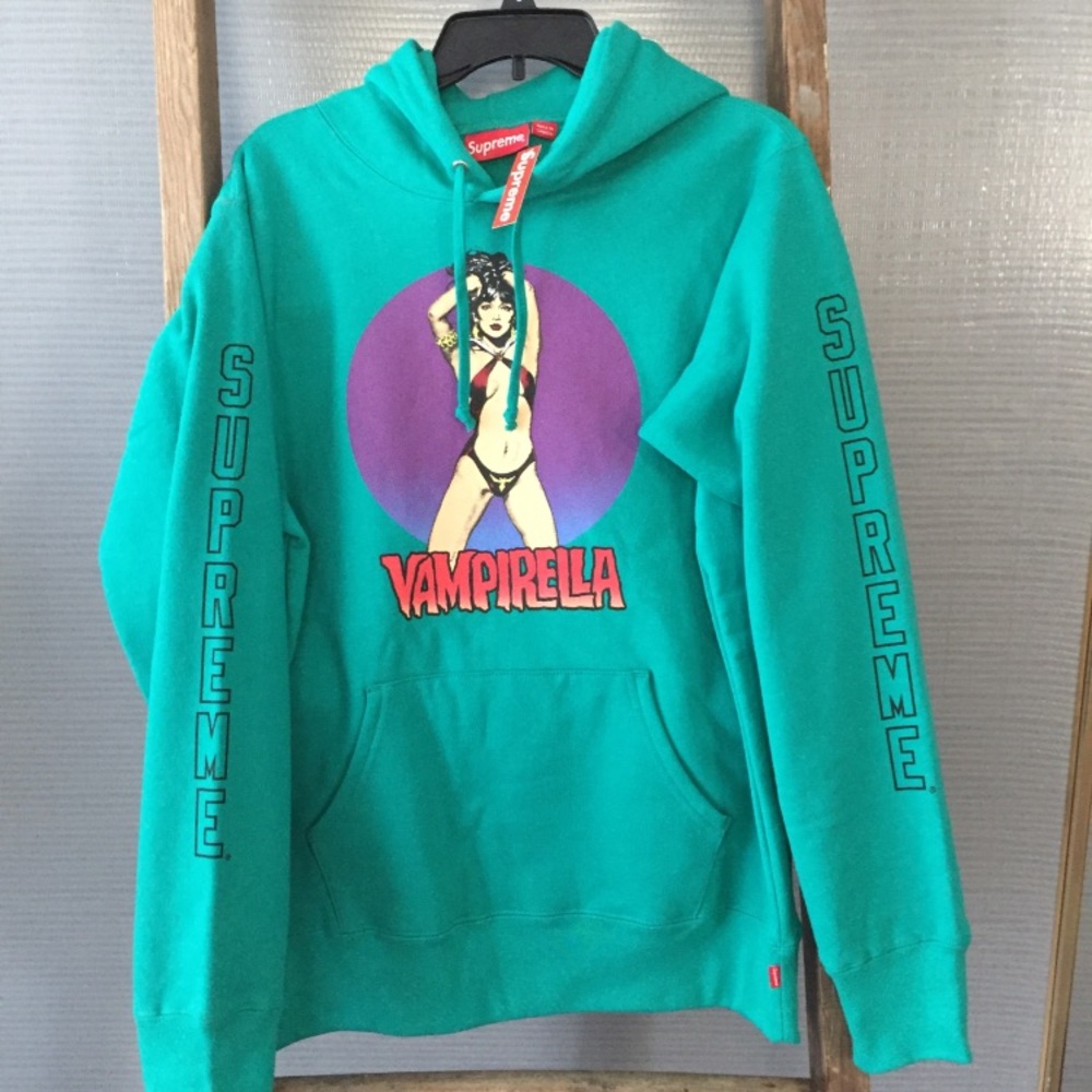 Supreme x Vampirella hooded sweatshirt