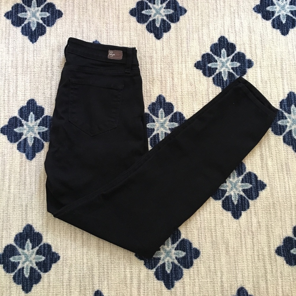 Paige Peg Super Skinny Black Jeans Sz. 29