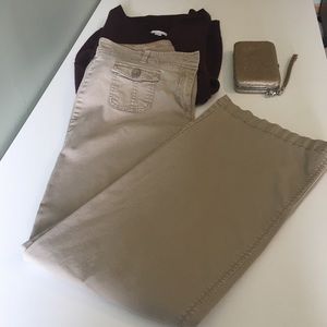 New York & Company Straight Leg Chino Pants