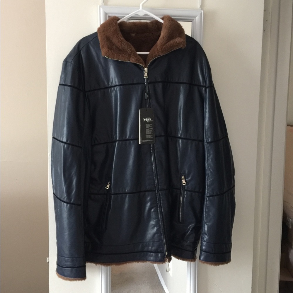 Brand new Men navy dark blue coat