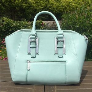 NEVER USED- Charming Charlie's Powder Blue Handbag