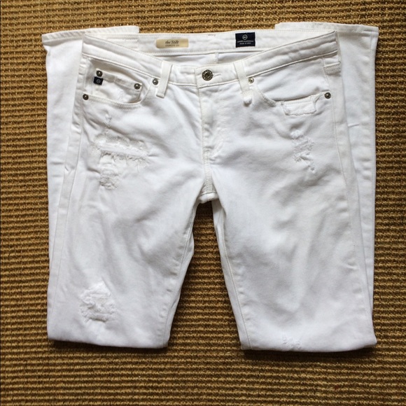 Ag Adriano Goldschmied Denim - AG Ariano Goldschmied Distressed Jeans Stilt S29R