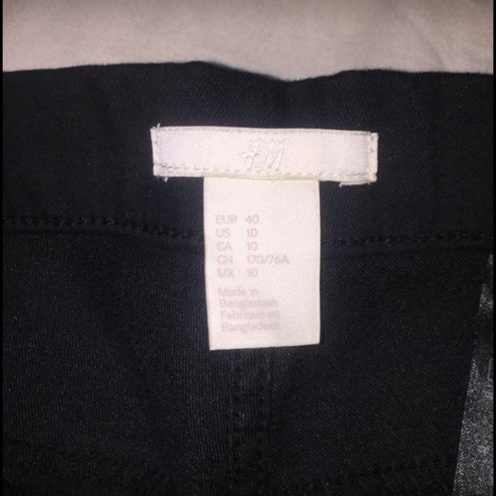 H&M black jeggings