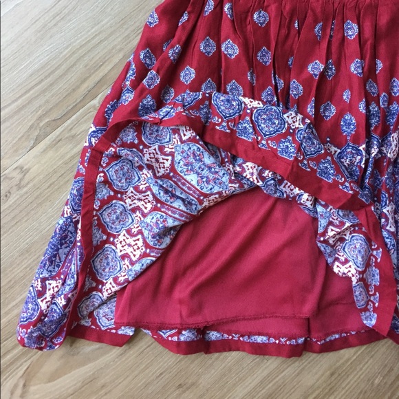 NEW Batik Print Boho Skirt with Pockets MED - Picture 4 of 7