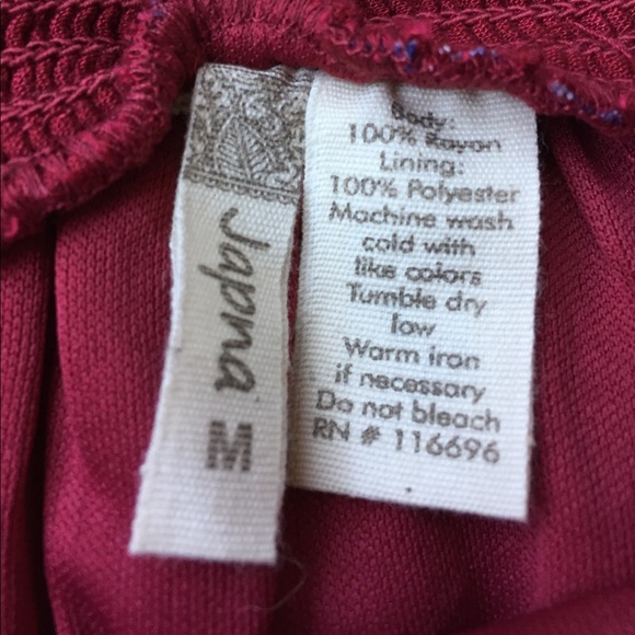 NEW Batik Print Boho Skirt with Pockets MED - Picture 5 of 7