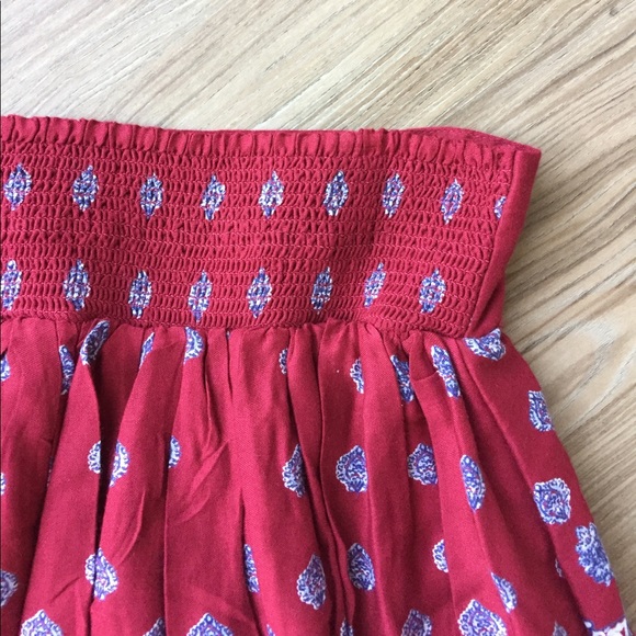 NEW Batik Print Boho Skirt with Pockets MED - Picture 6 of 7