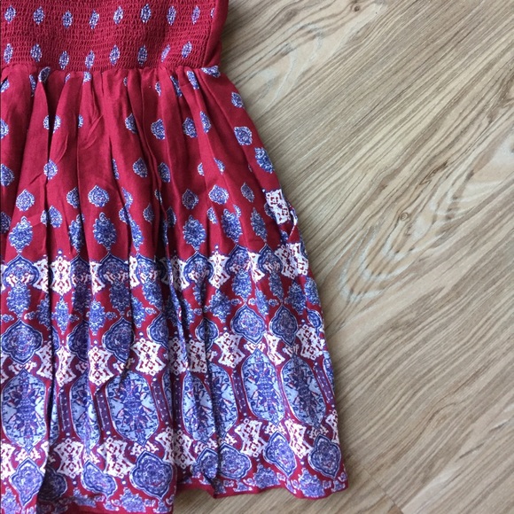 NEW Batik Print Boho Skirt with Pockets MED - Picture 7 of 7
