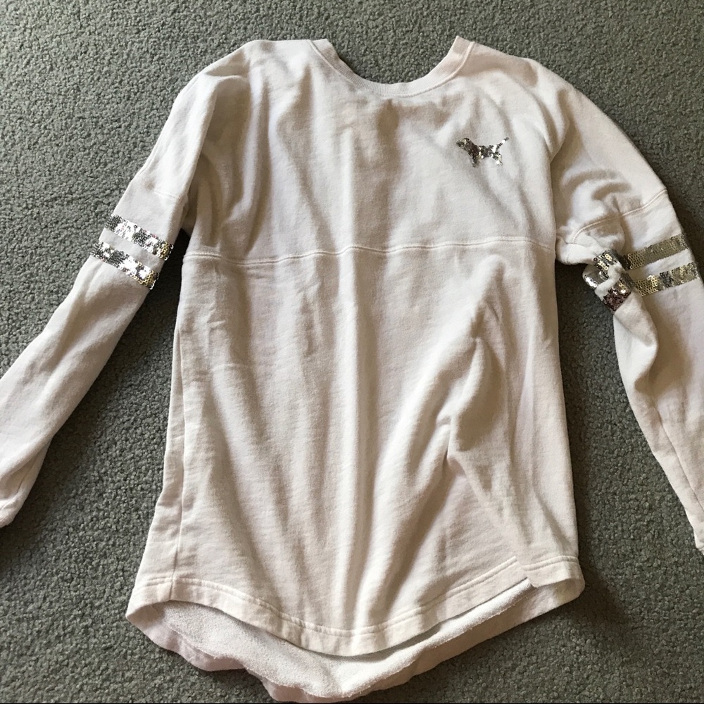 White VS PINK jersey tee