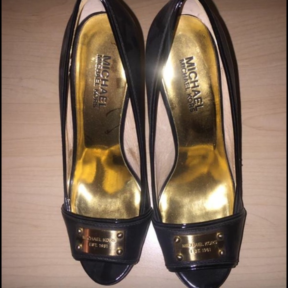 Michael Kors open toe heels