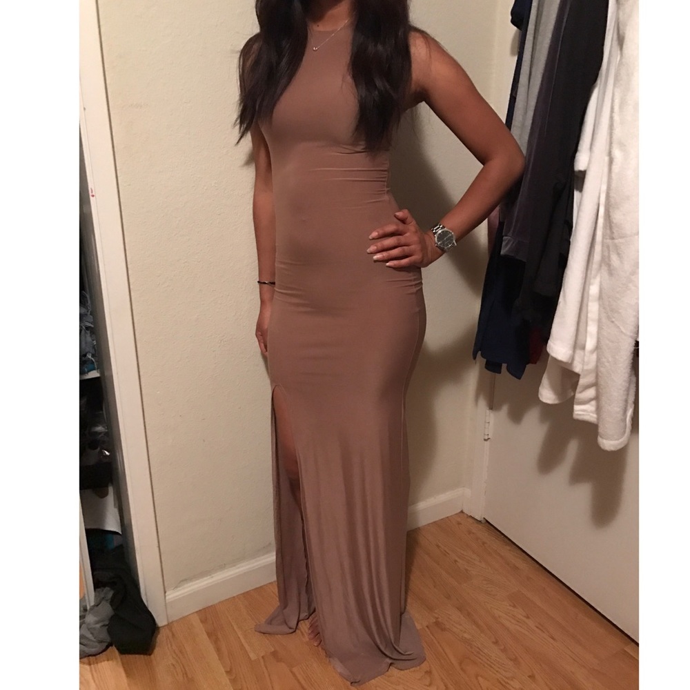 Tight maxi dress