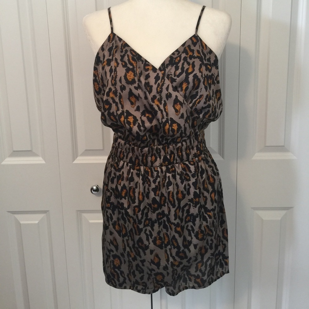 Animal Print Romper