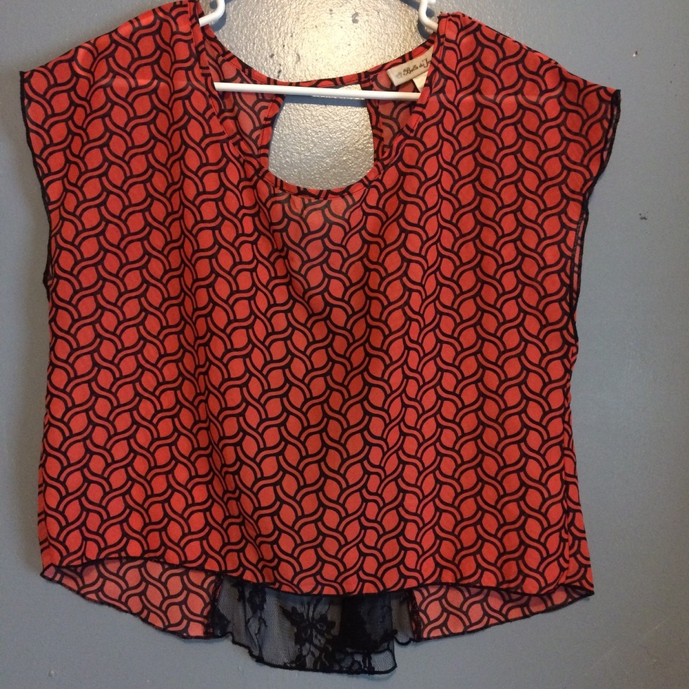 🔥SALE!!!🔥Macy's Coral Printed Blouse