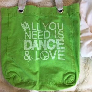 ALL YOU NEED IS DANCE AND LOVE BAG