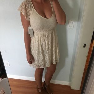 Cream Lace country/Boho dress