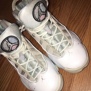 Air Jordan Six Rings- Pearly white and Light blue