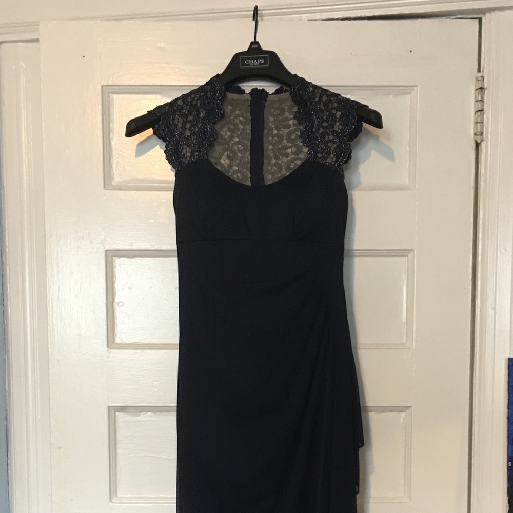 Navy ball gown