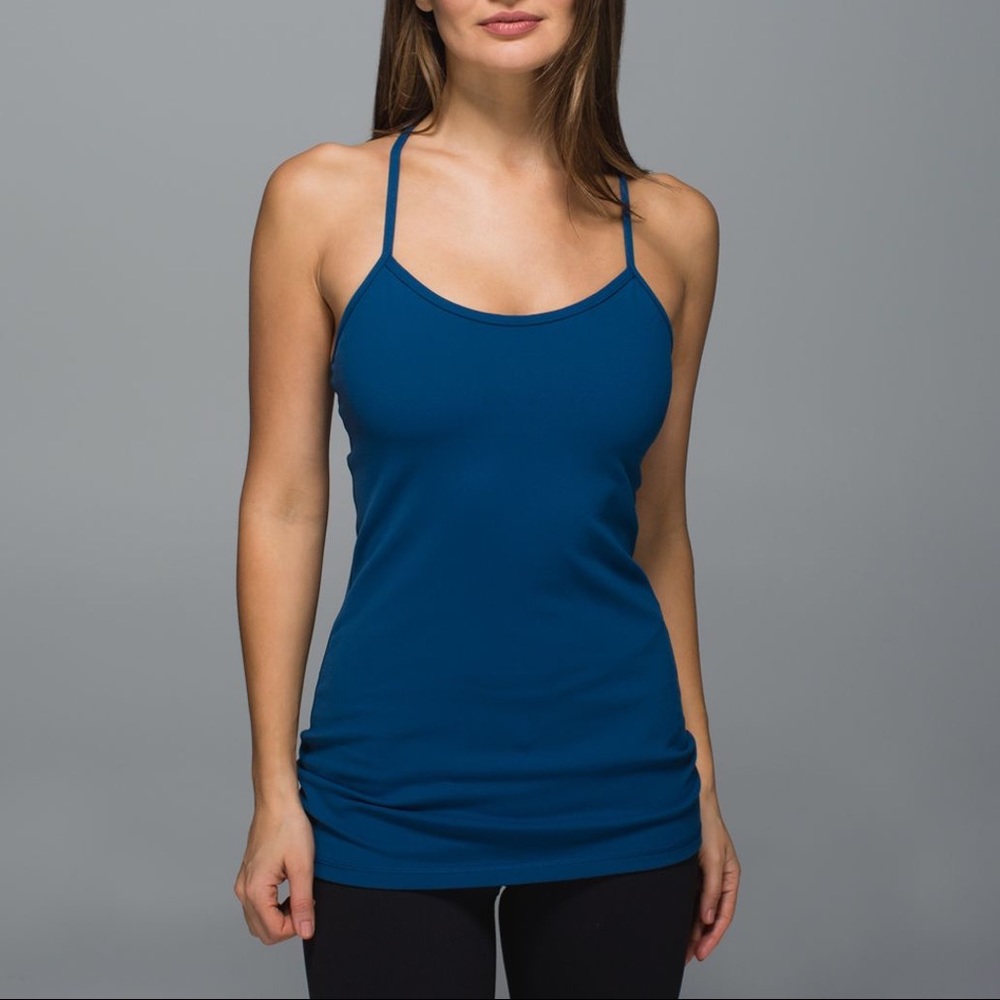 Lululemon Poseidon Blue Power Y Tank