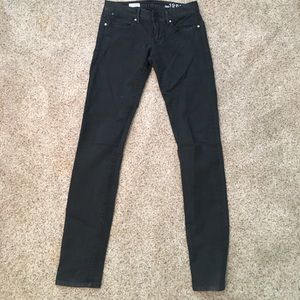 Gap 1969 Always Skinny Black Jeans Size 26/2