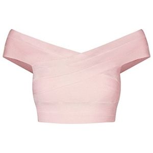 Bandage Off- Shoulder crop top S/M/L