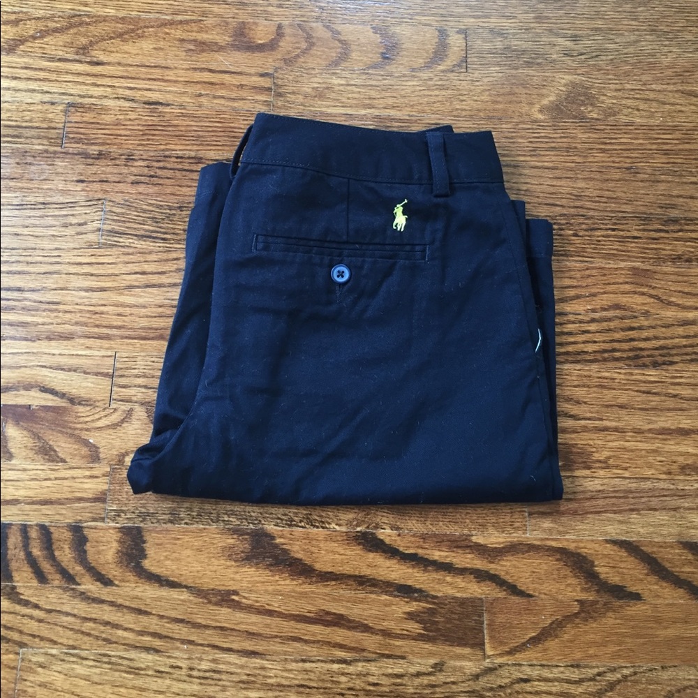 Ralph Lauren Polo Black Shorts-Boys