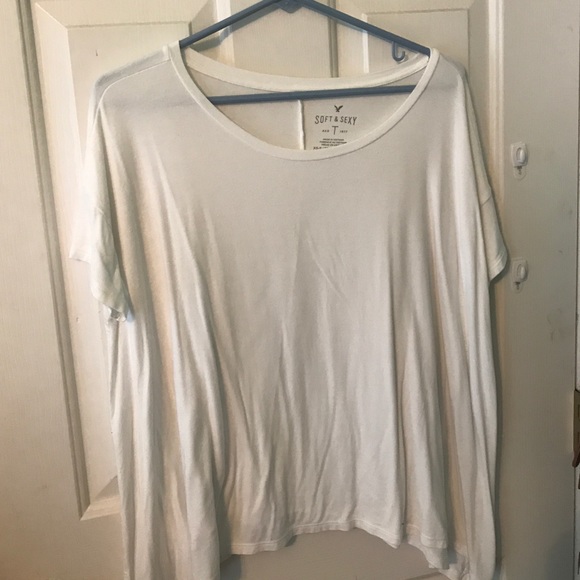 Loose Fit White Tee - Picture 1 of 4