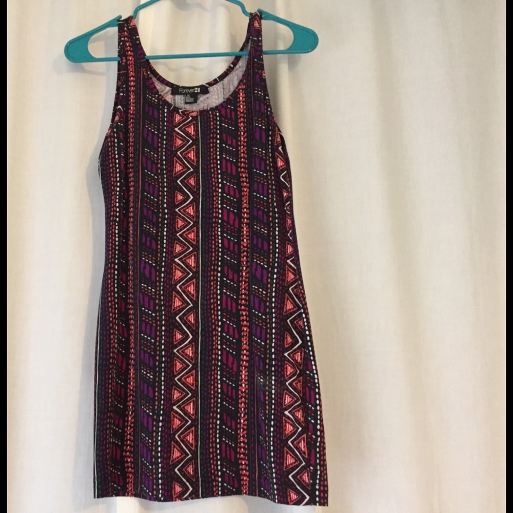 Tribal pattern bodycon dress