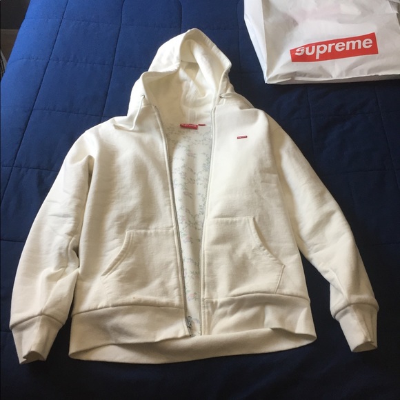 ジャケット・アウター Supreme Small Box Logo Shop Jacket Supreme Small Box Zip Up Hooded Sweatshirt (SS25) - $168