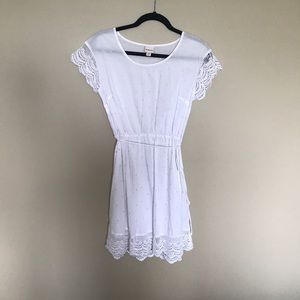 White Merona Cotton Dress
