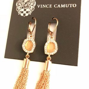 Firm Vince Camuto Gorgeous CZ Tassel Drop Earrings