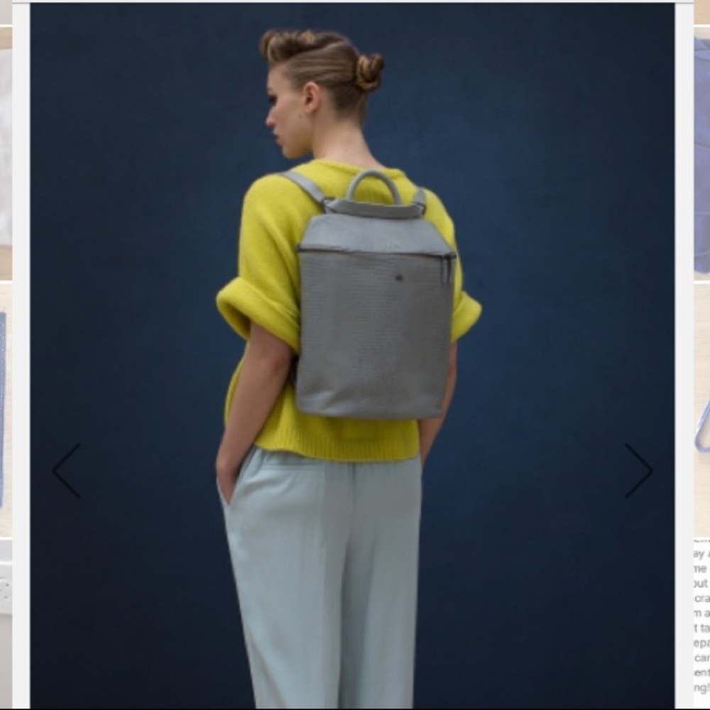 BLACK Elk Accessories Orm Leather Back Pack