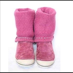 Simple Brand Pink Carry On Slouch Boot 9.5