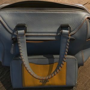 Coach handcrafted Matching Leather Set