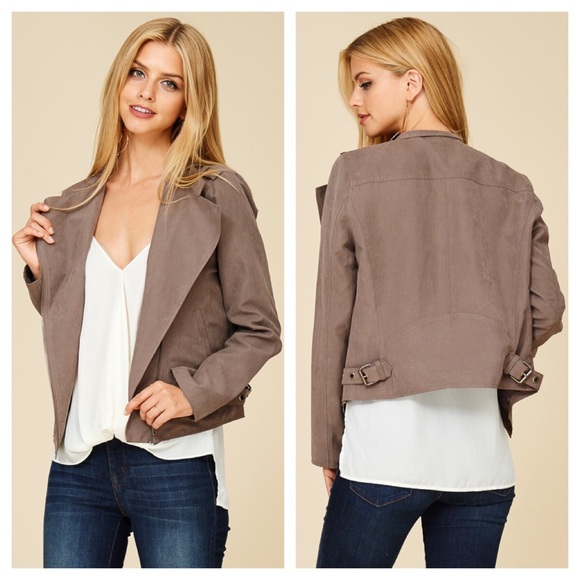 HP๐ Mocha Moto Jacket - Picture 3 of 7