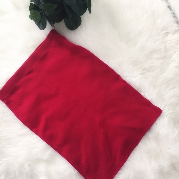 Forever 21 Dresses & Skirts - 🌻Forever 21 Red Ribbed Pencil Skirt