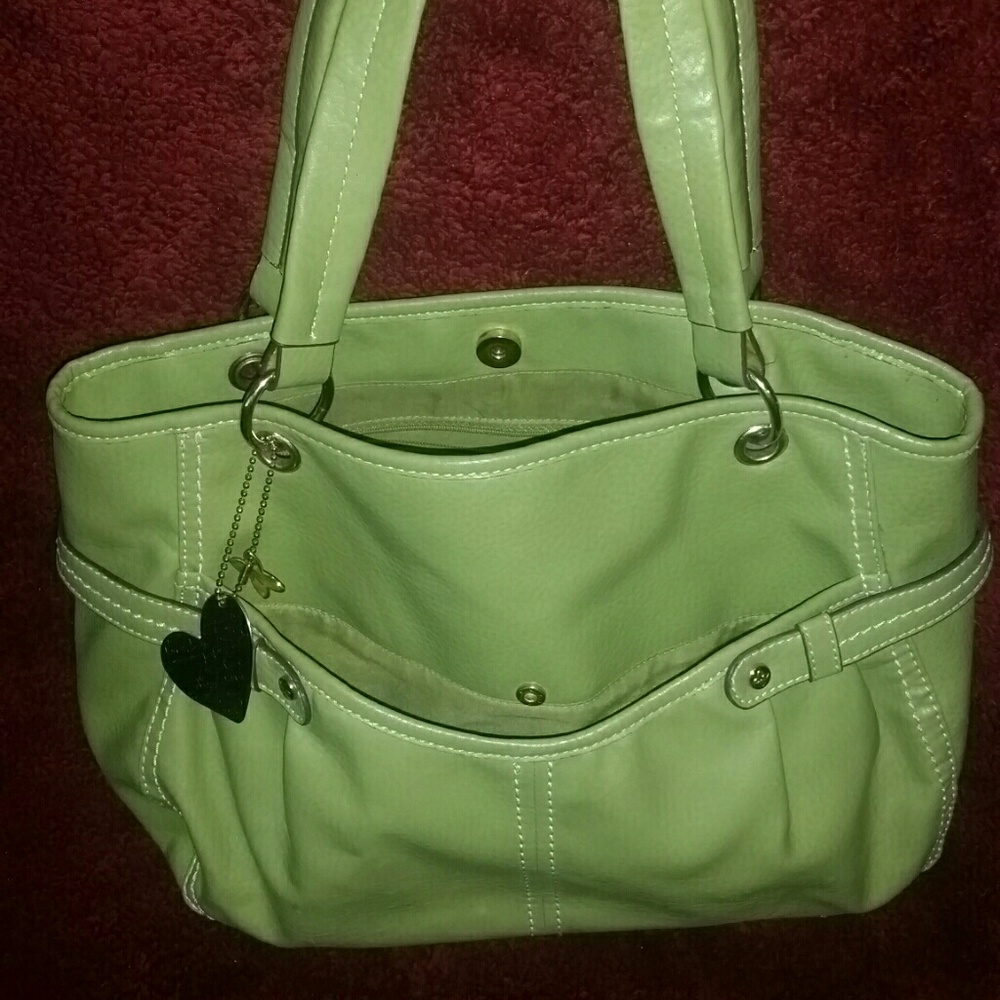 Relic Mint Green Handbag with Gold Hardware