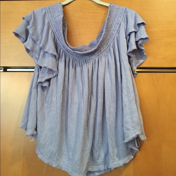 Off the shoulder free people shirt - Picture 2 of 3