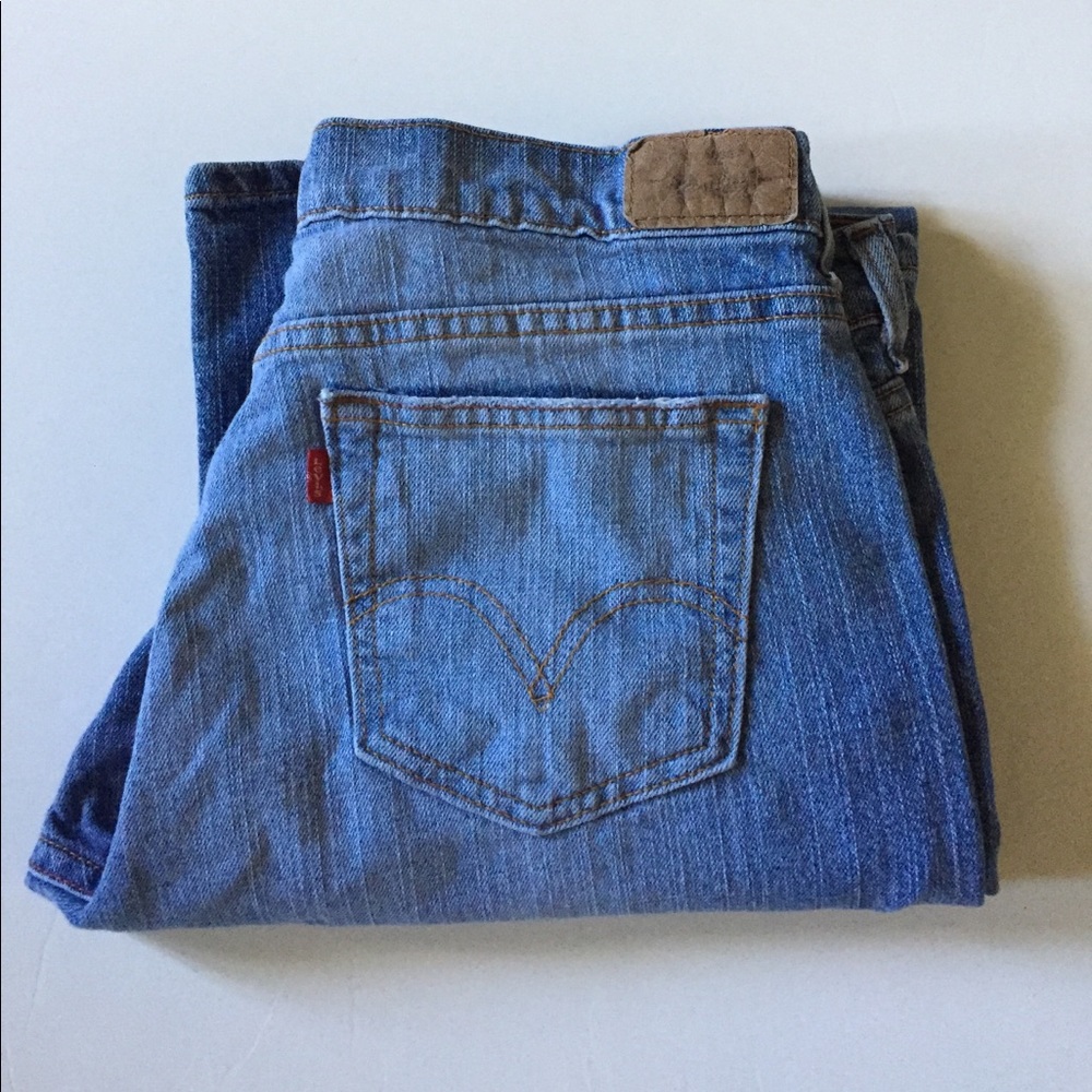 Levi's 515 Mid Rise Stretch Boot Cut Jeans