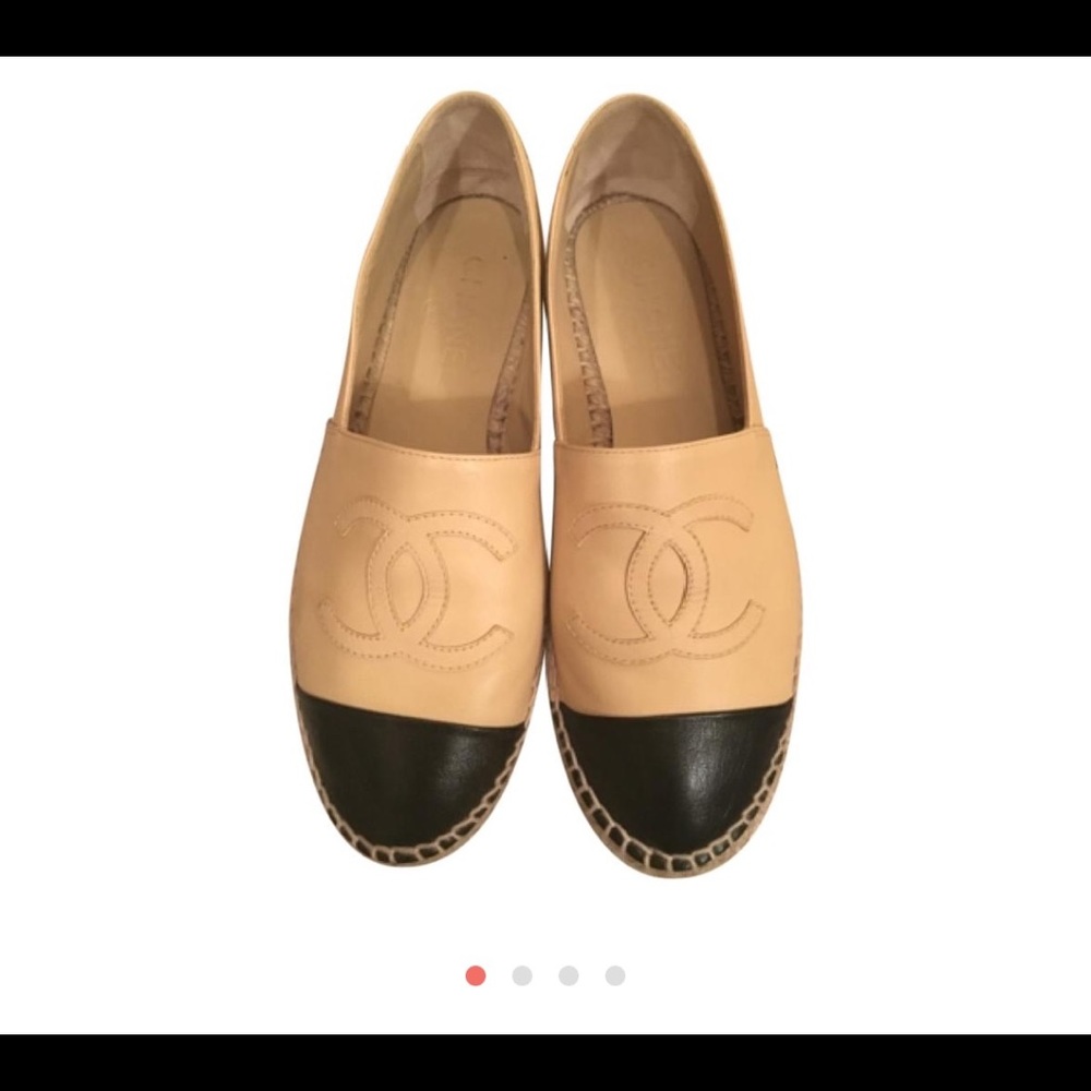 Espadrilles (beige/black) size 11/41
