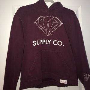 Maroon Sweatshirt (Diamond Supply Co)