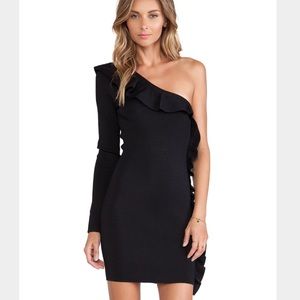 Torn by Ronny Kobo Franca ruffle dress size XS