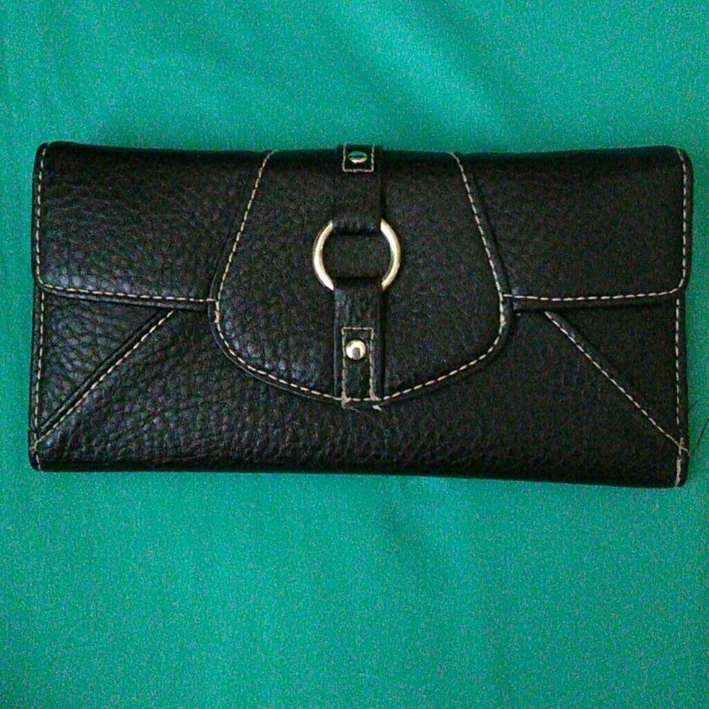 Black Faux Leather Wallet